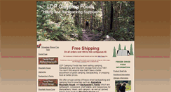Desktop Screenshot of ldpcampingfoods.com